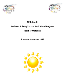 Fifth Grade Problem Solving Tasks &ndash; Real World Projects Teacher