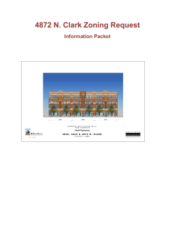 4872 N. Clark Zoning Request