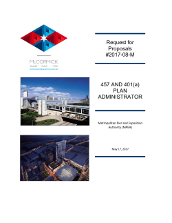 Exhibit G &ndash; Special Conditions - Metropolitan Pier and Exposition