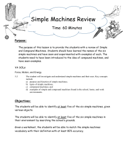 Simple Machines Review