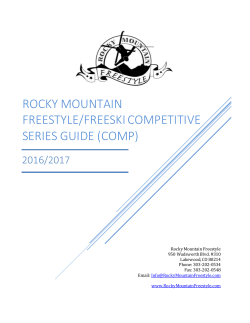 2017 RMF COMP Competition Guide