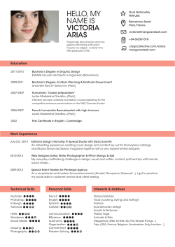 hello, my name is victoria arias