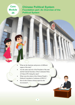 Chinese Political System