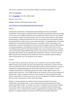 Title: Do non-nucleoside reverse transcriptase