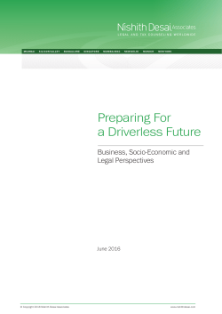 Preparing For a Driverless Future