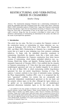 Restructuring and verb-initial order in chamorro