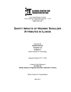safety impacts of highway shoulder attributes in illinois