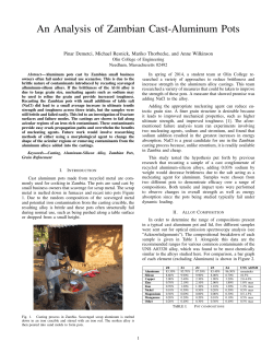 An Analysis of Zambian Cast