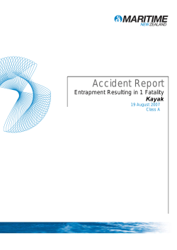 Accident Investigation Report Recreational Kayak Kaituna River