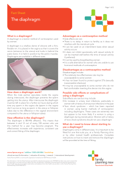 The diaphragm