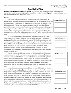 road to civil war packet 2015