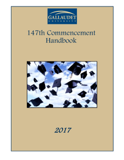 2017 Commencement Handbook