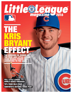 MAJOR LEAGUE BASEBALL - Little League Baseball