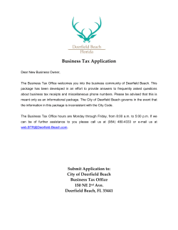 Business Tax Application