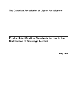 CALJ Product Identification Standards