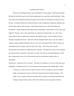 Comitatus and its Heroes - Portfolio