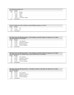 Q1. Which best describes you? - Michigan Technological University