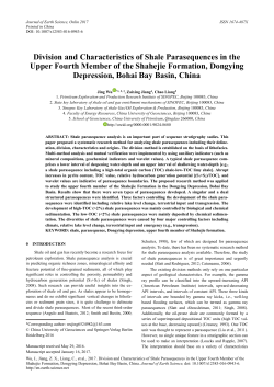 Division and Characteristics of Shale Parasequences in the Upper