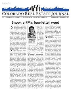 Snow: a PM`s four-letter word