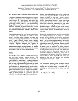 1994: VARIANCE ESTIMATION FOR EIA