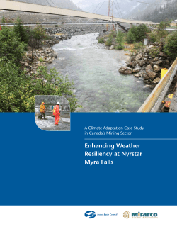 Enhancing Weather Resiliency at Nyrstar, Myra Falls: a mining