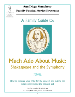 A Family Guide to - San Diego Symphony