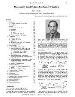 Manganese(III)-Based Oxidative Free-Radical