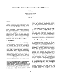 Limits on the Power of Concurrent-Write Parallel