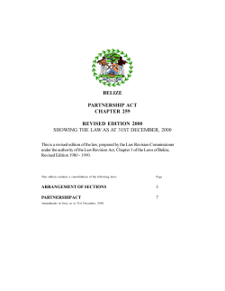 Partnership Act, Chapter 259