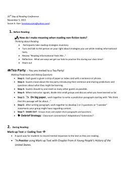 How do I make meaning when reading non