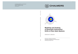Modeling and Tracking of Stochastic Polarization Drifts in Fiber