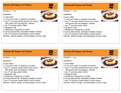 4 cups water 1&frac12; cup corn meal, or polenta uncooked 1 can (11