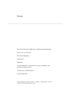 Dialogue - ScholarSpace