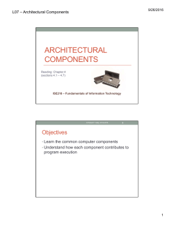 Architectural Components