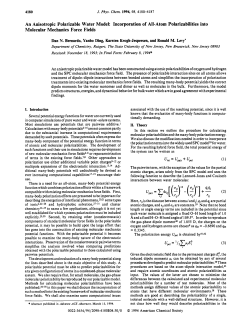 An Anisotropic Polarizable Water Model: Incorporation of All