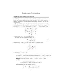 Components of Acceleration