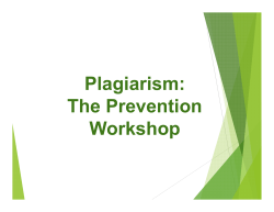 Plagiarism - Motlow State Community College