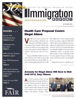 September 2010 - Federation for American Immigration Reform