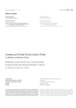 Corbelled Stone Structures: Form Kamene konstrukcije s postupnim