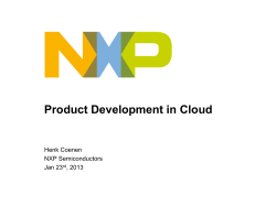 NXP PowerPoint template Guidelines for presentations