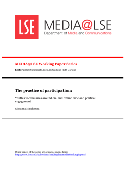 The practice of participation