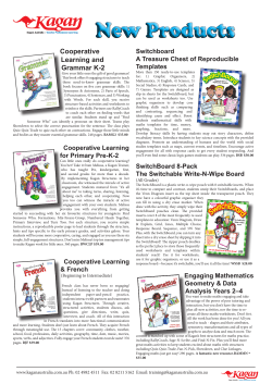 New Products - Kagan Australia