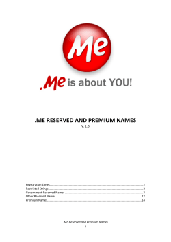 me reserved and premium names