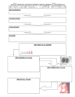 Human Growth and Development