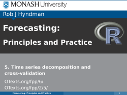 Forecasting - Rob J Hyndman