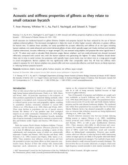 Acoustic and stiffness properties of gillnets as