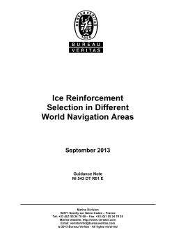 NI543 - 2013 Guidance Note on ice reinforcement in different world