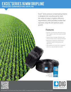 EXCELtmSERIES 16 MM DRIPLINE