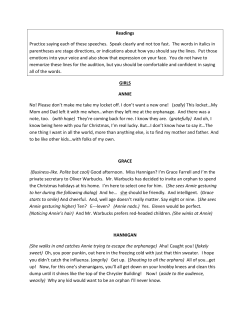 Readings Practice saying each of these speeches. Speak clearly