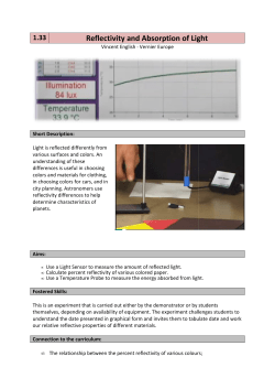 1_33_Reflectivity and Absorption of Light